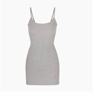 Skims bodycon short grey dress BNWT